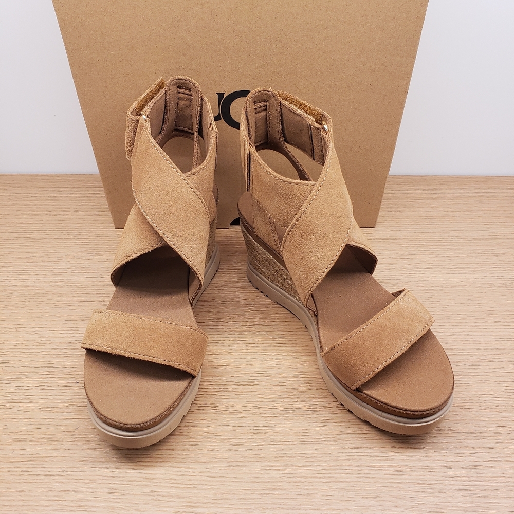 UGG Ileana Ankle Chestnut and Tan Women's Sandals